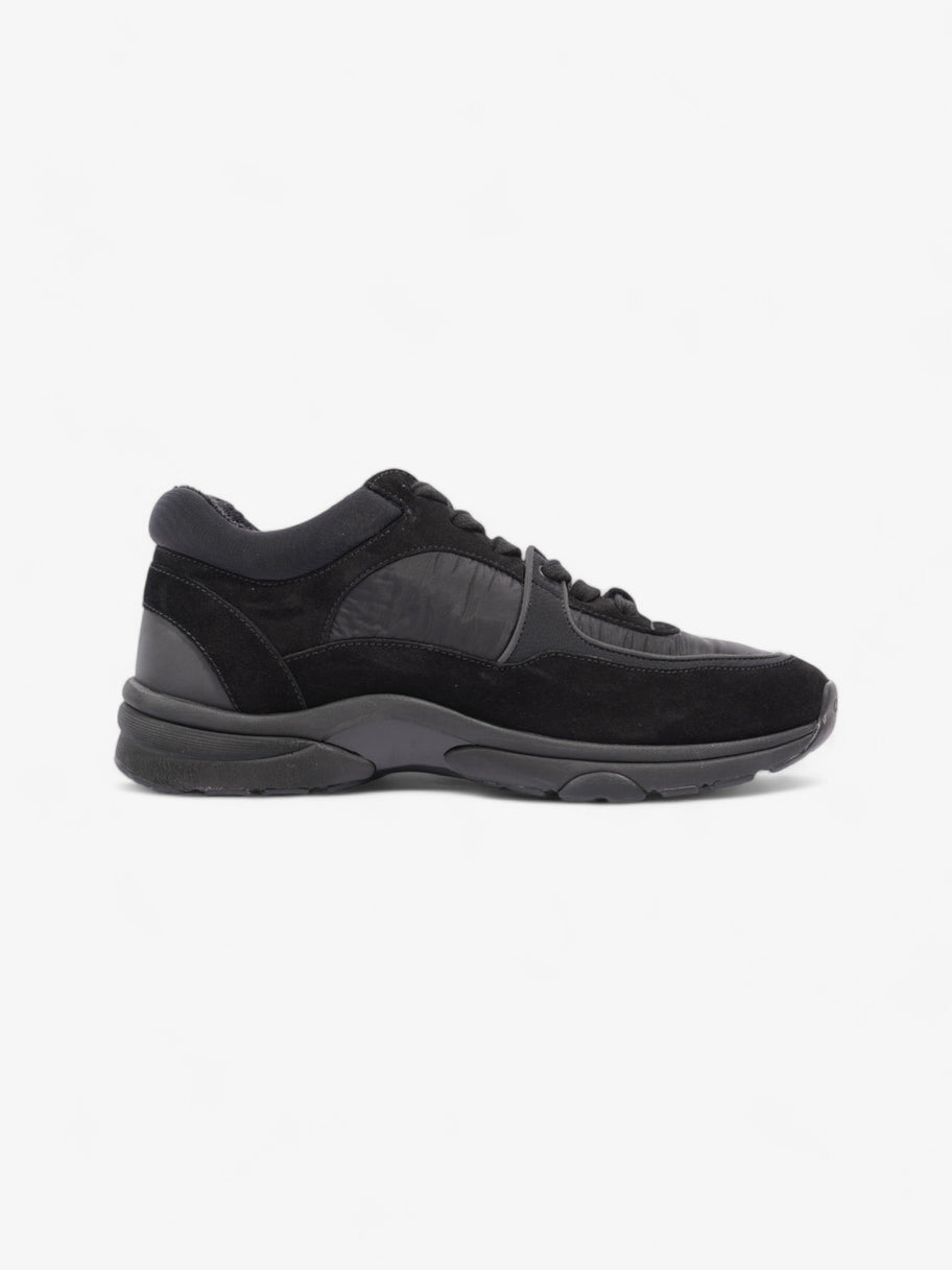 Chanel CC Logo Sneakers Black Suede EU 37.5 UK 4.5 Image 4