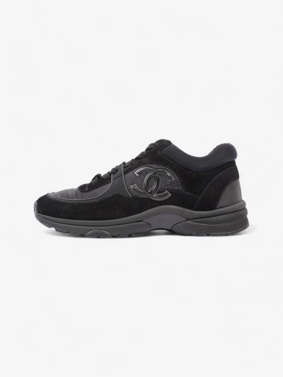 Chanel CC Logo Sneakers Black Suede EU 37.5 UK 4.5 Image 5