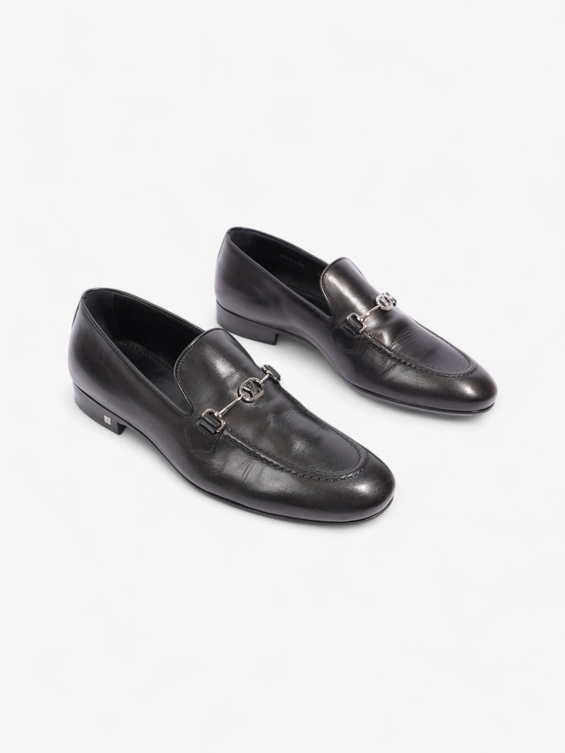  Louis Vuitton LV Club Loafers Black / Silver EU 39 UK 5