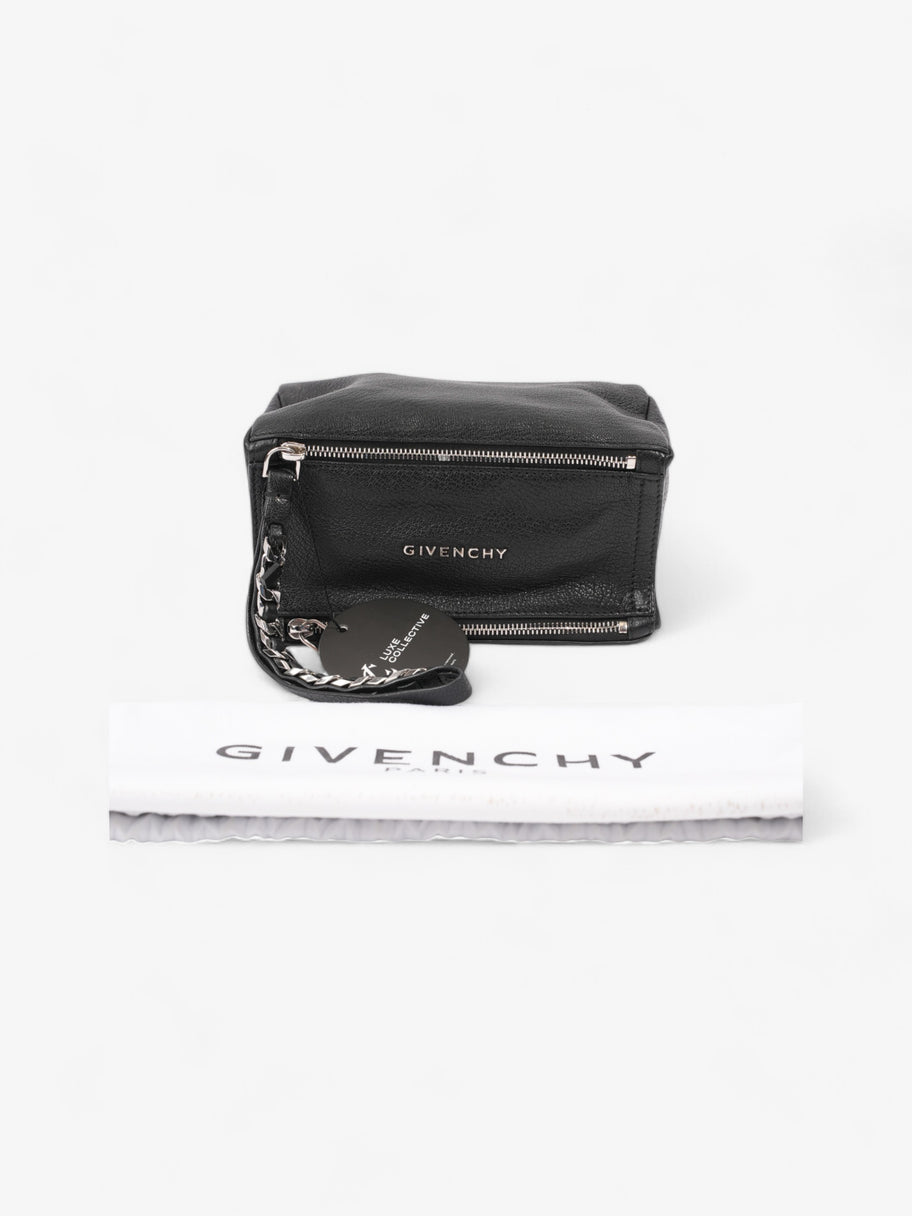 Givenchy Pandora Wristlet Clutch Black Leather Image 8