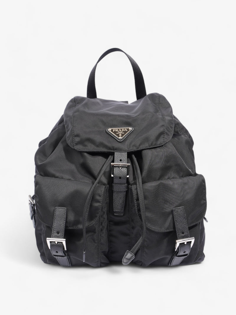  Tessuto Backpack Black Re Nylon Medium