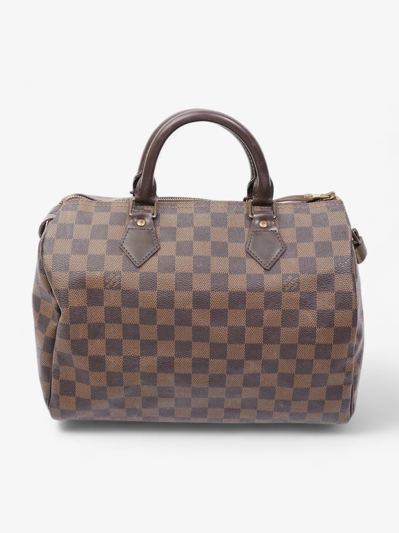  Speedy Damier Ebene Coated Canvas 30