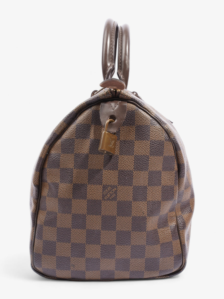 Speedy Damier Ebene Coated Canvas 30 Image 2