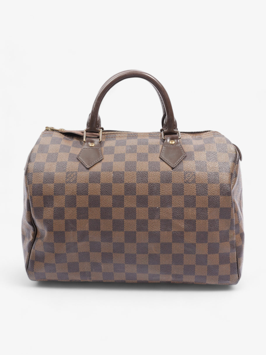 Speedy Damier Ebene Coated Canvas 30 Image 3