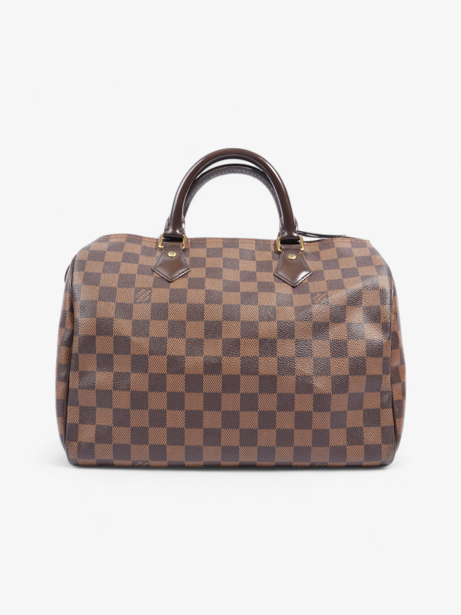 Speedy Damier Ebene Coated Canvas 30 Image 1