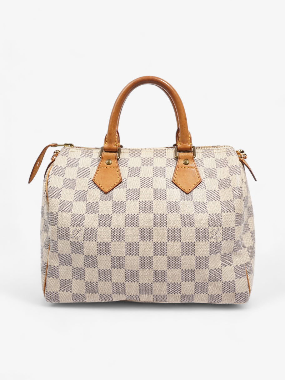 Speedy Damier Azur Coated Canvas 25 Image 4