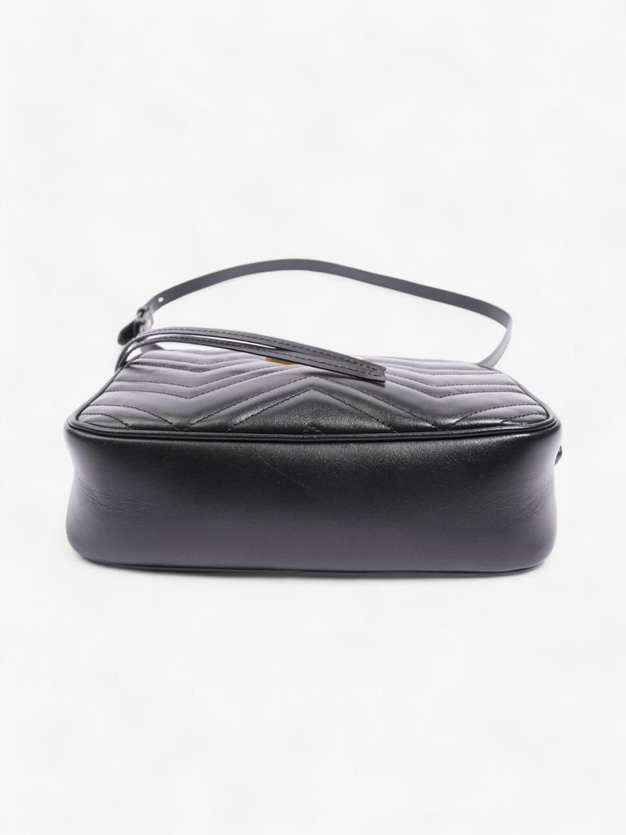 GG Marmont Black Matelasse Leather Small Image 6