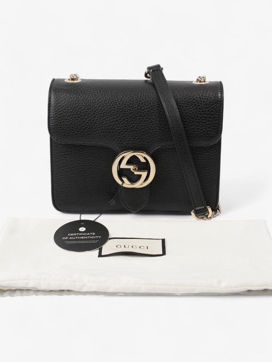 Gucci Interlocking Bag Black Leather Small Image 20