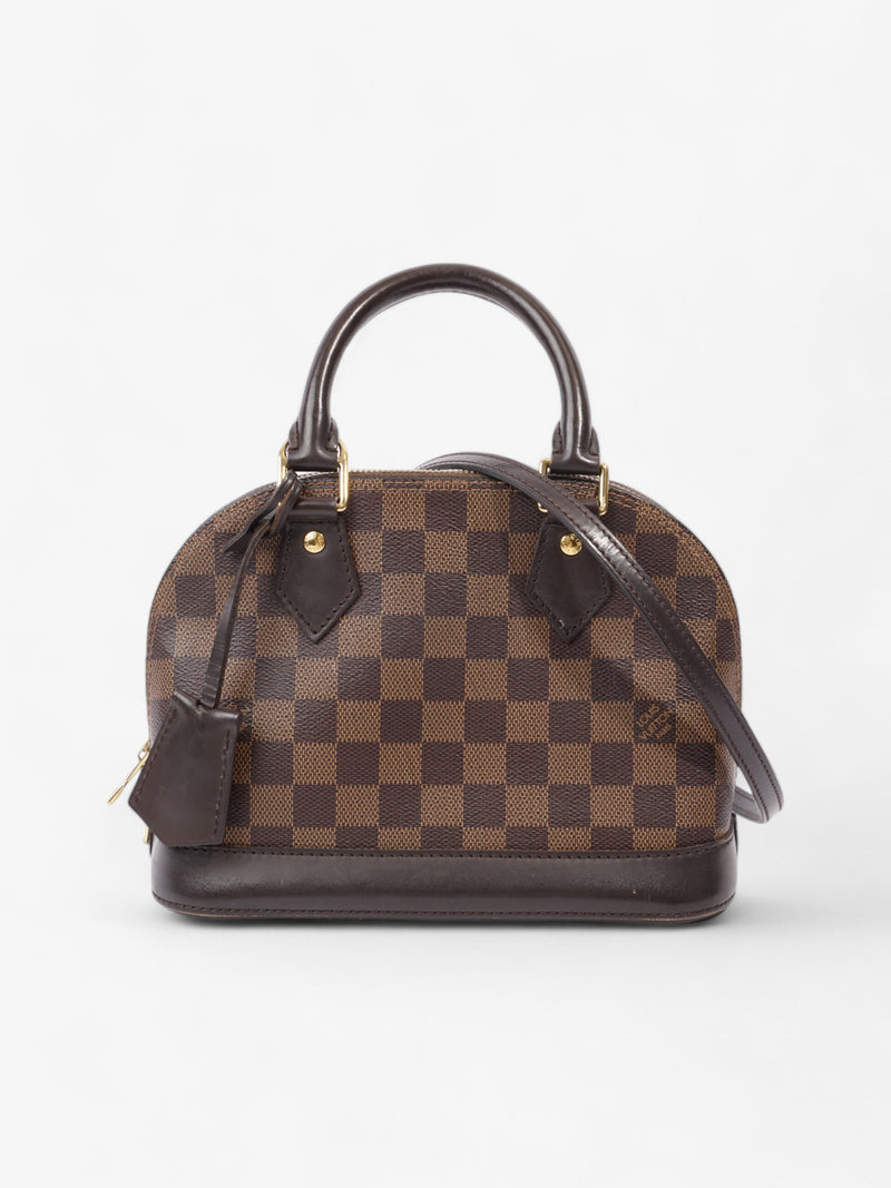  Louis Vuitton Alma Damier Ebene Coated Canvas BB