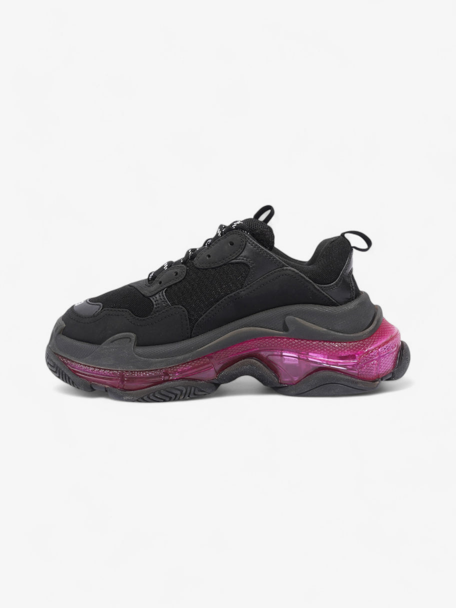 Balenciaga Triple S Clear Sole Black / Pink Mesh EU 39 UK 6 Image 3