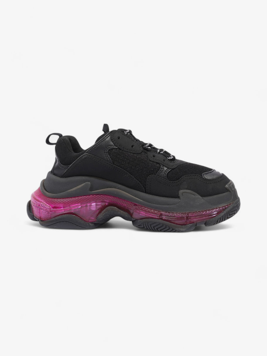 Balenciaga Triple S Clear Sole Black / Pink Mesh EU 39 UK 6 Image 4