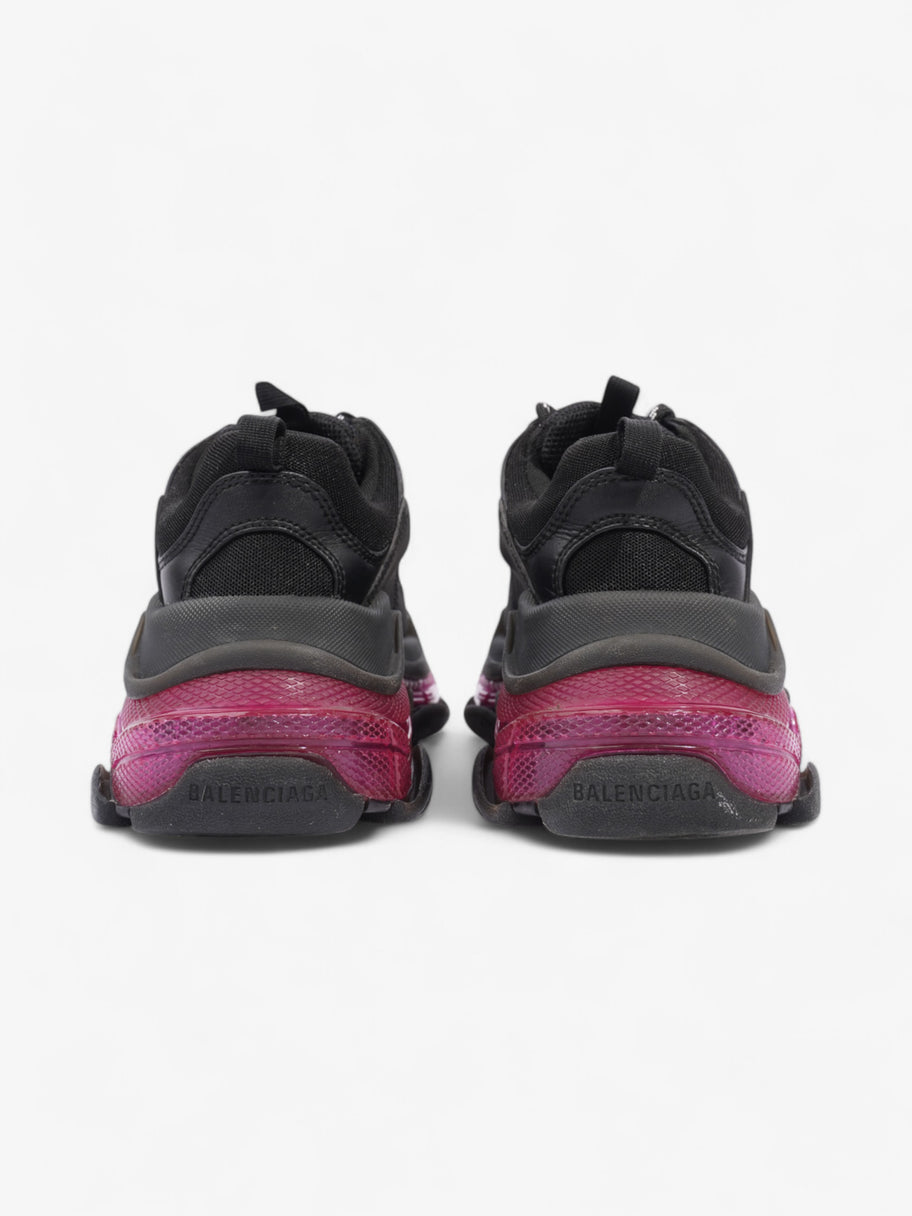 Balenciaga Triple S Clear Sole Black / Pink Mesh EU 39 UK 6 Image 6