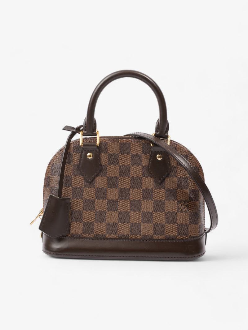  Louis Vuitton Alma Damier Ebene Coated Canvas BB