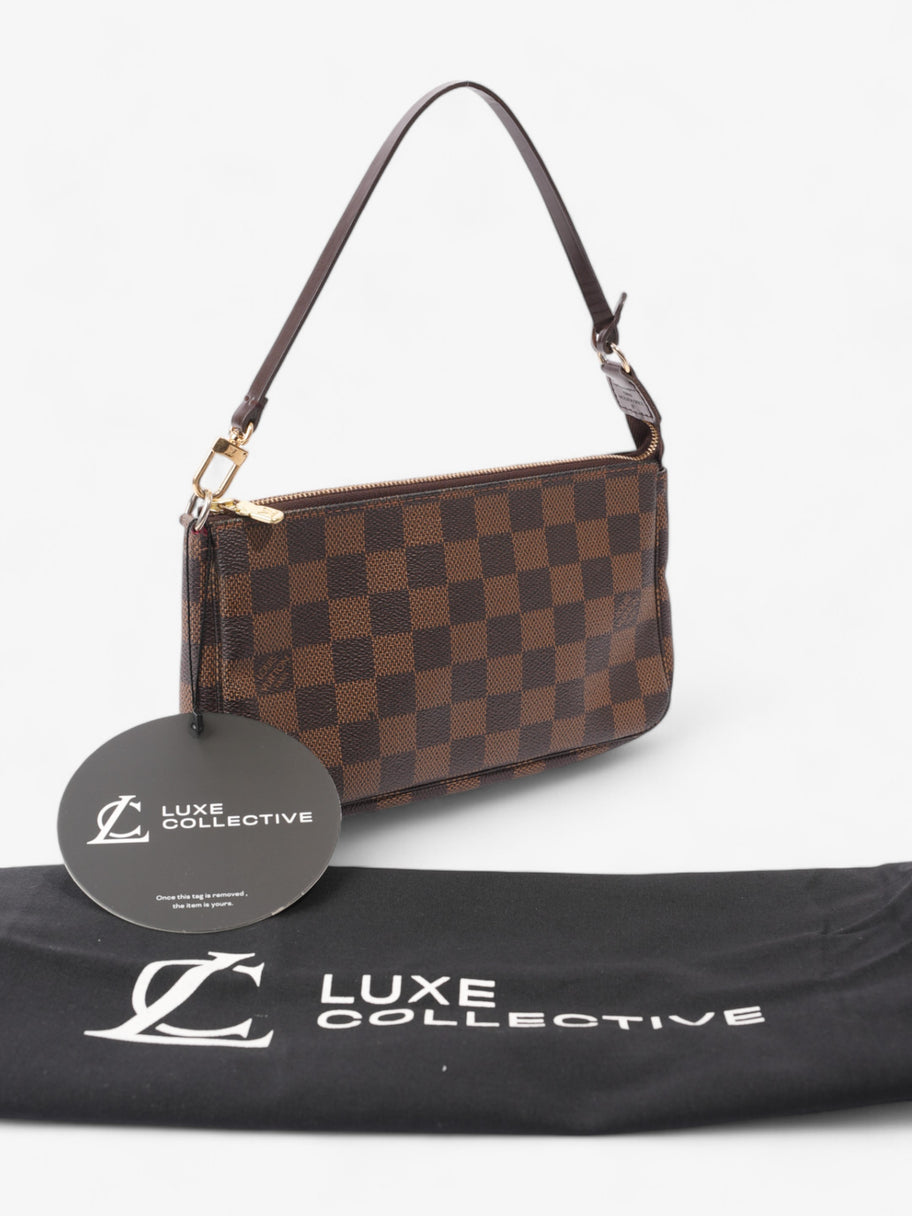 Louis Vuitton Pochette Accessoires Damier Ebene Coated Canvas Image 9