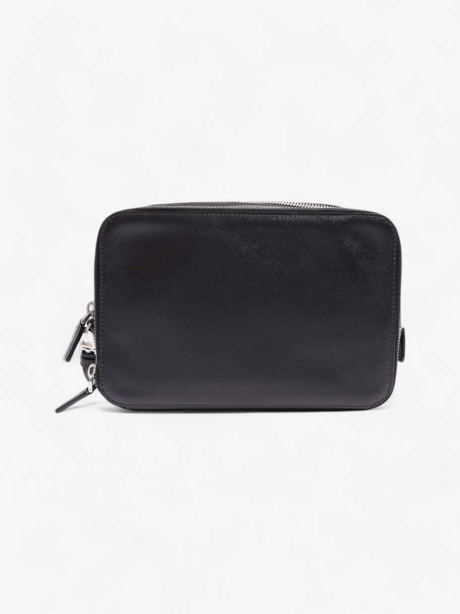 Prada Wristlet Black Saffiano Leather Image 5