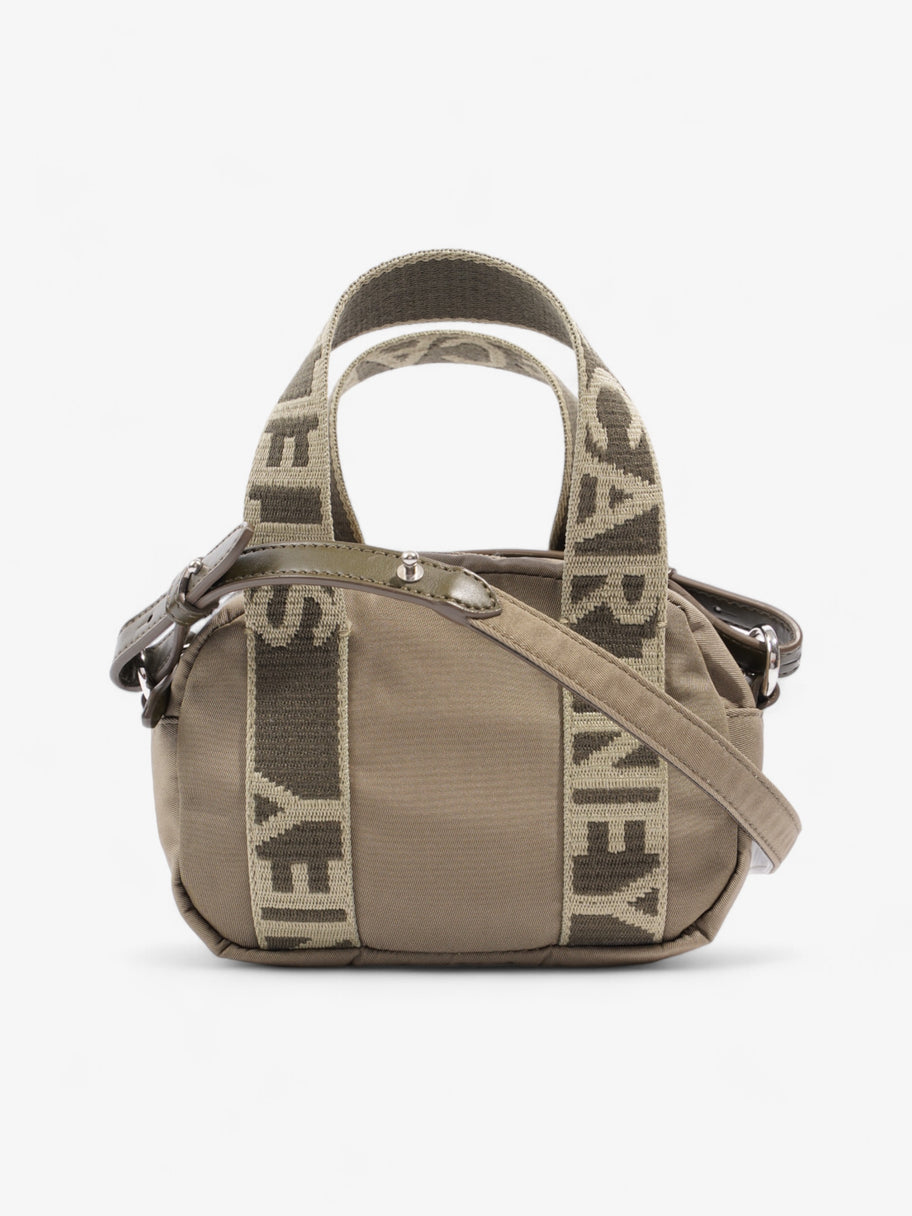 Stella McCartney Mini Logo Boston Khaki Nylon Image 1