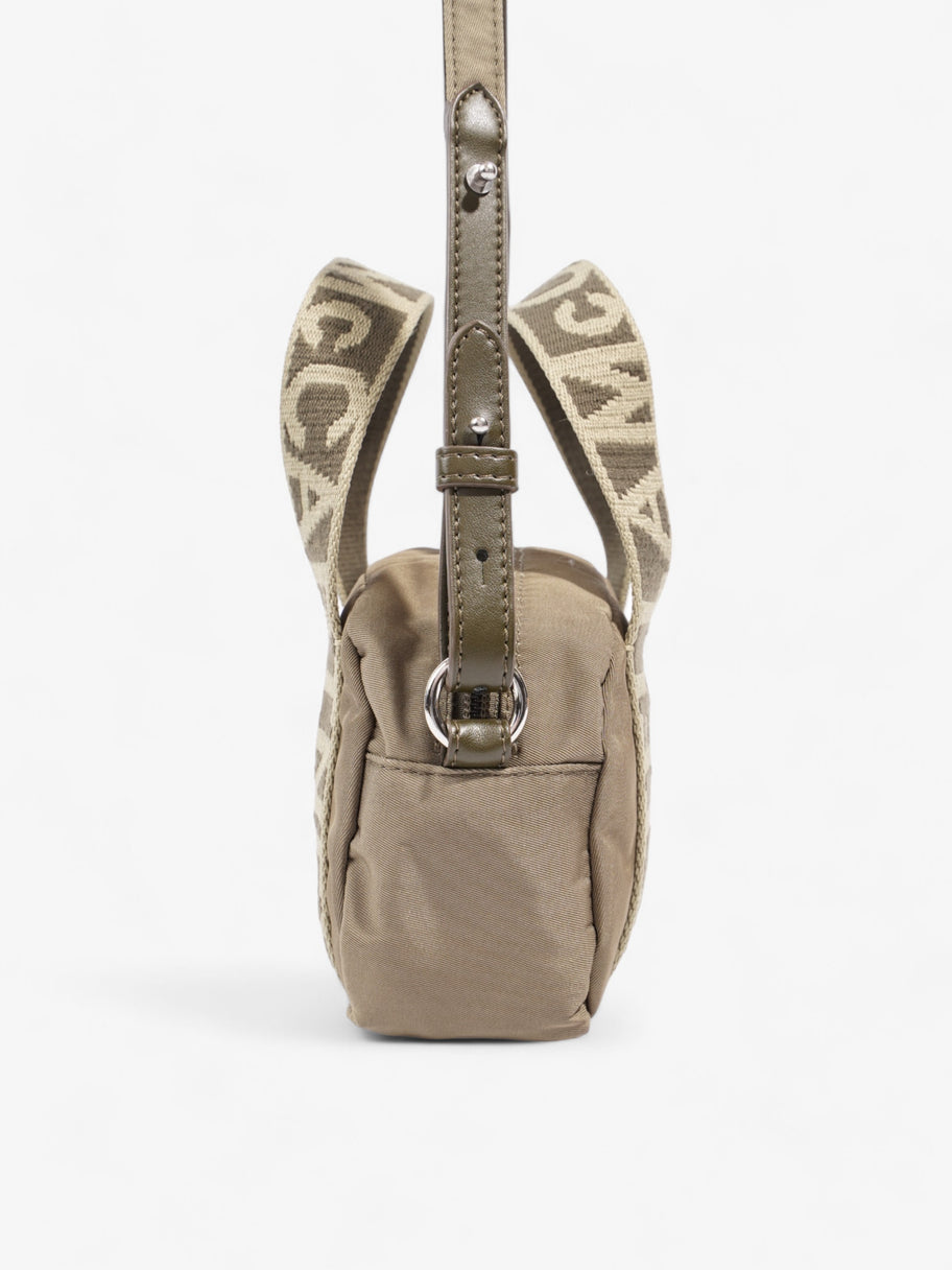 Stella McCartney Mini Logo Boston Khaki Nylon Image 3