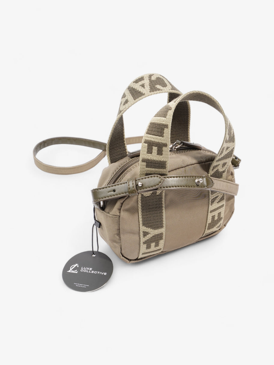 Stella McCartney Mini Logo Boston Khaki Nylon Image 8