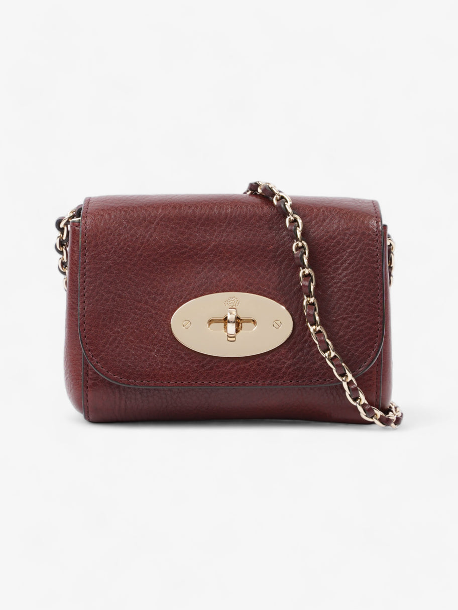 Mulberry Mini Lily Oxblood Leather Image 1