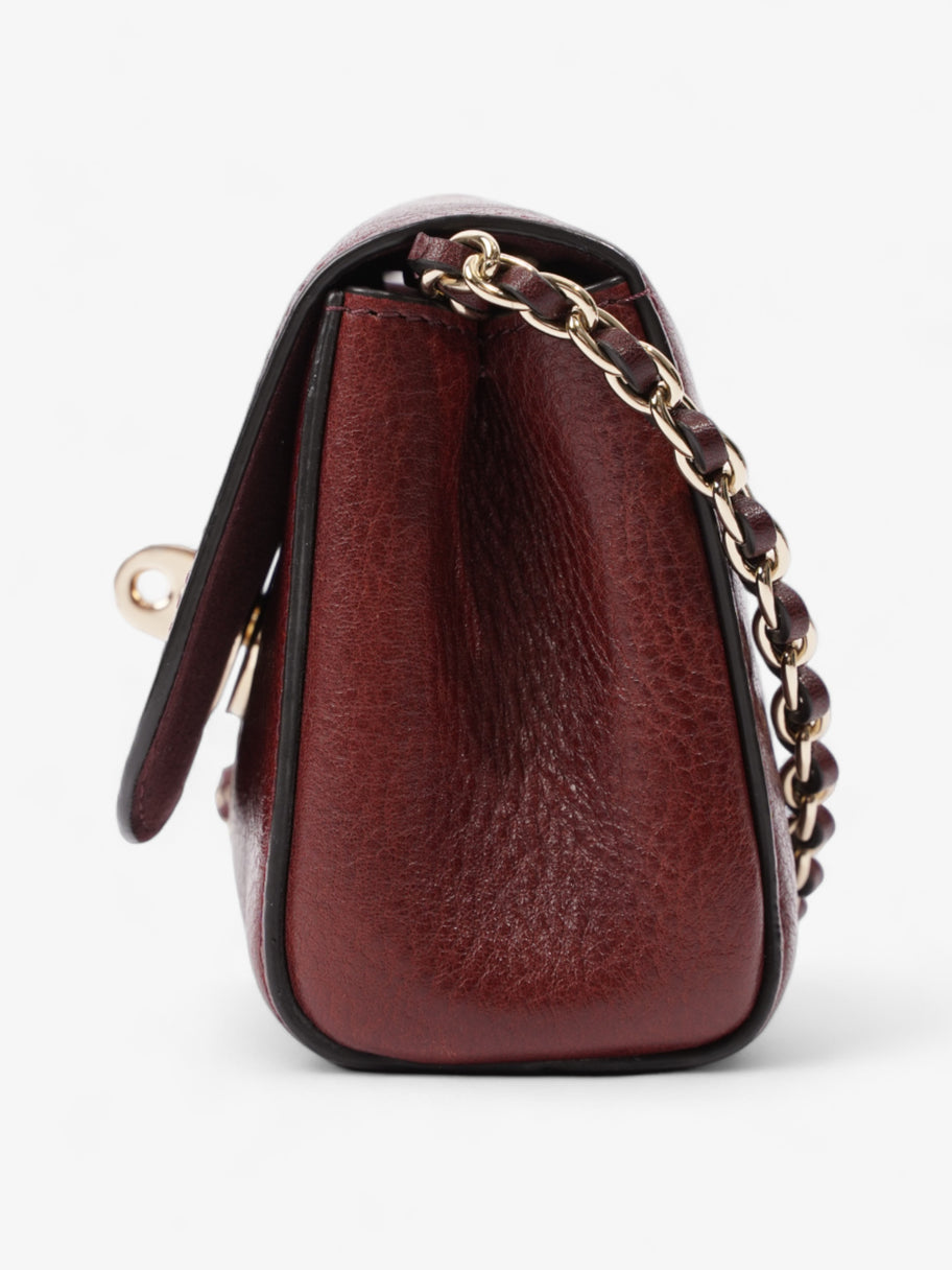 Mulberry Mini Lily Oxblood Leather Image 3