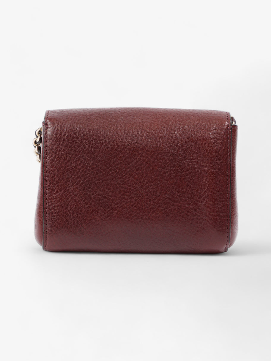 Mulberry Mini Lily Oxblood Leather Image 4