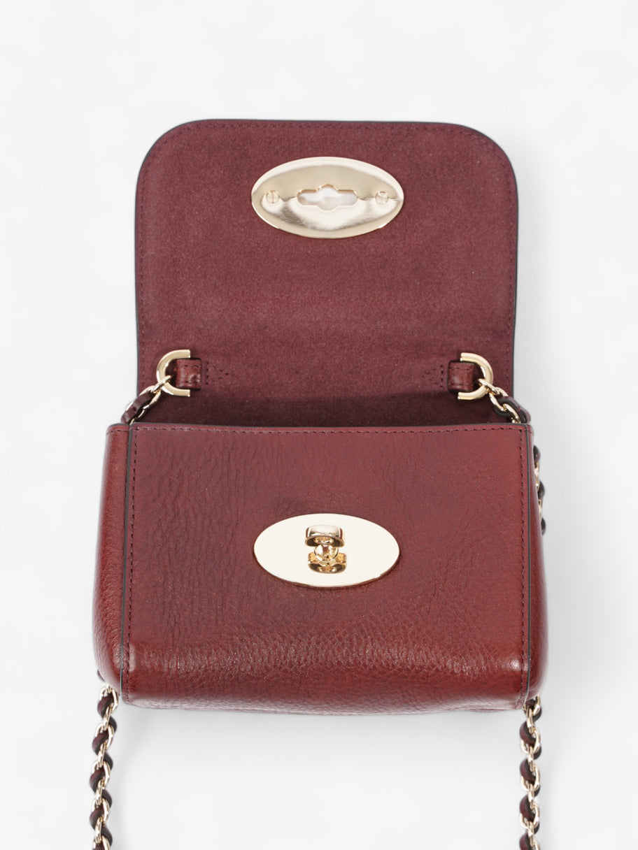 Mulberry Mini Lily Oxblood Leather Image 7