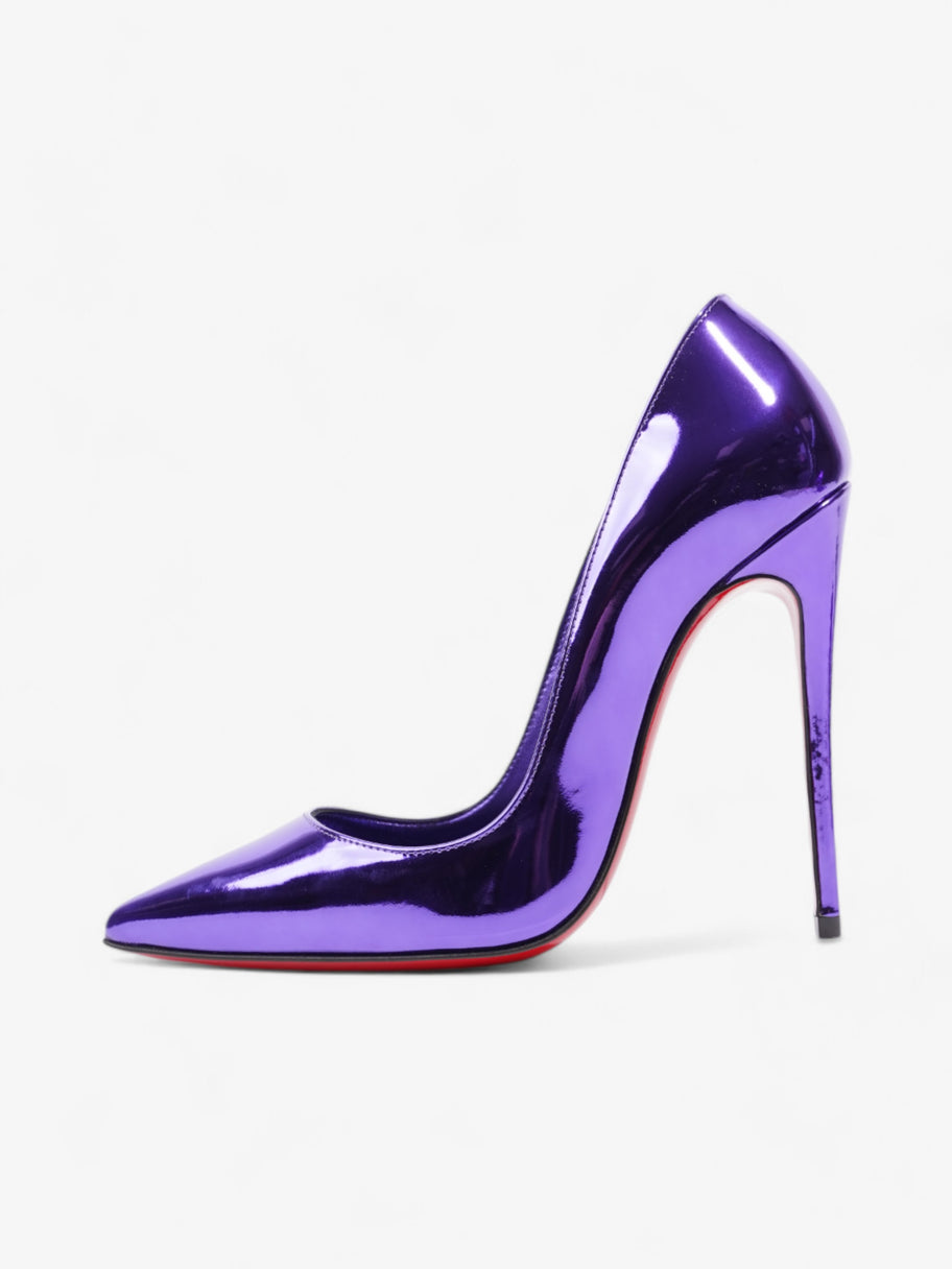 Christian Louboutin So Kate Heels 120 Purple Metallic Patent Leather EU 35 UK 2 Image 5