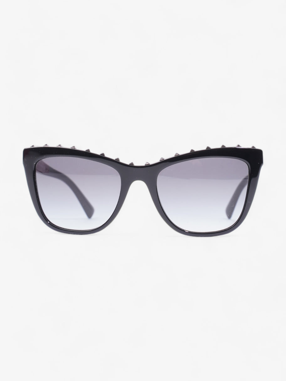 Valentino Rockstud Cat-Eye Sunglasses Black Acetate 140mm Image 1