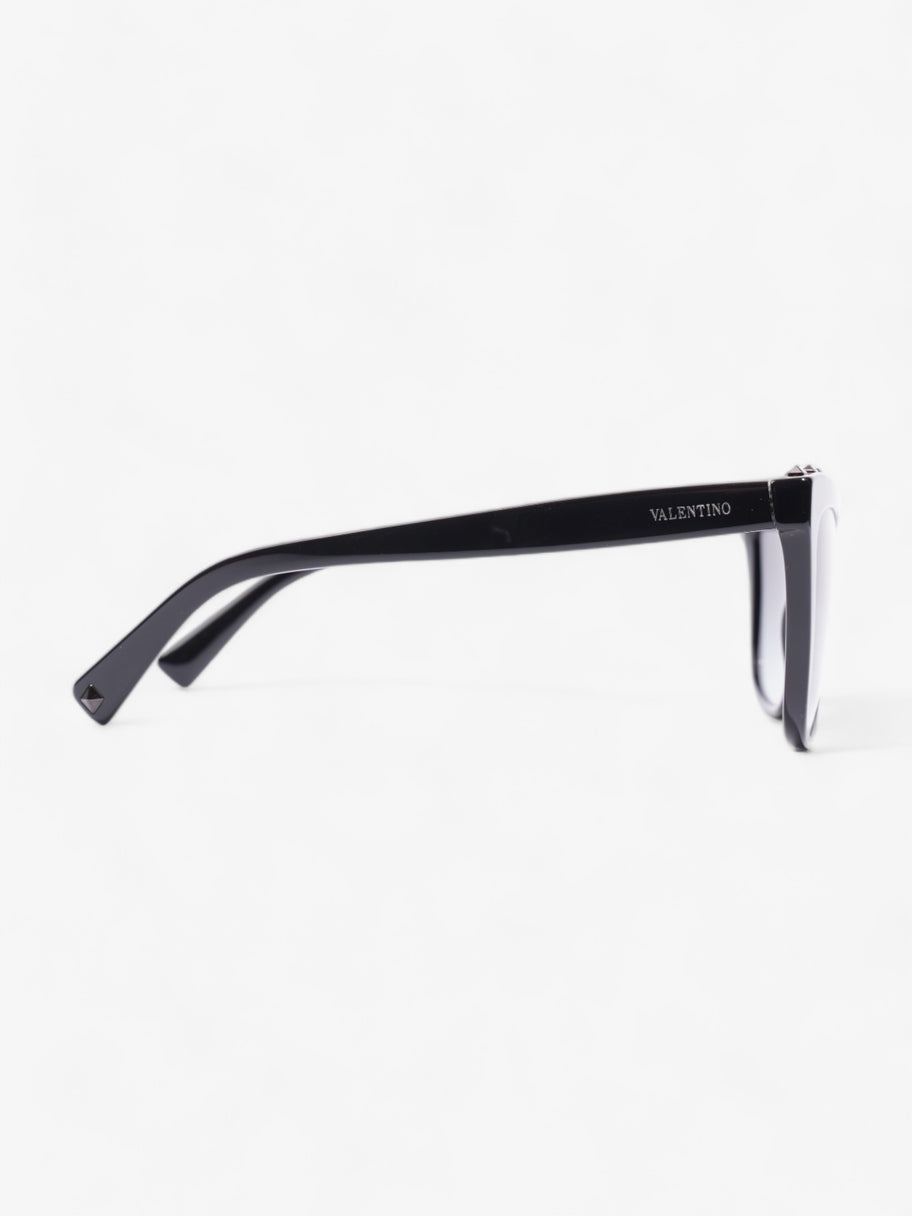 Valentino Rockstud Cat-Eye Sunglasses Black Acetate 140mm Image 4