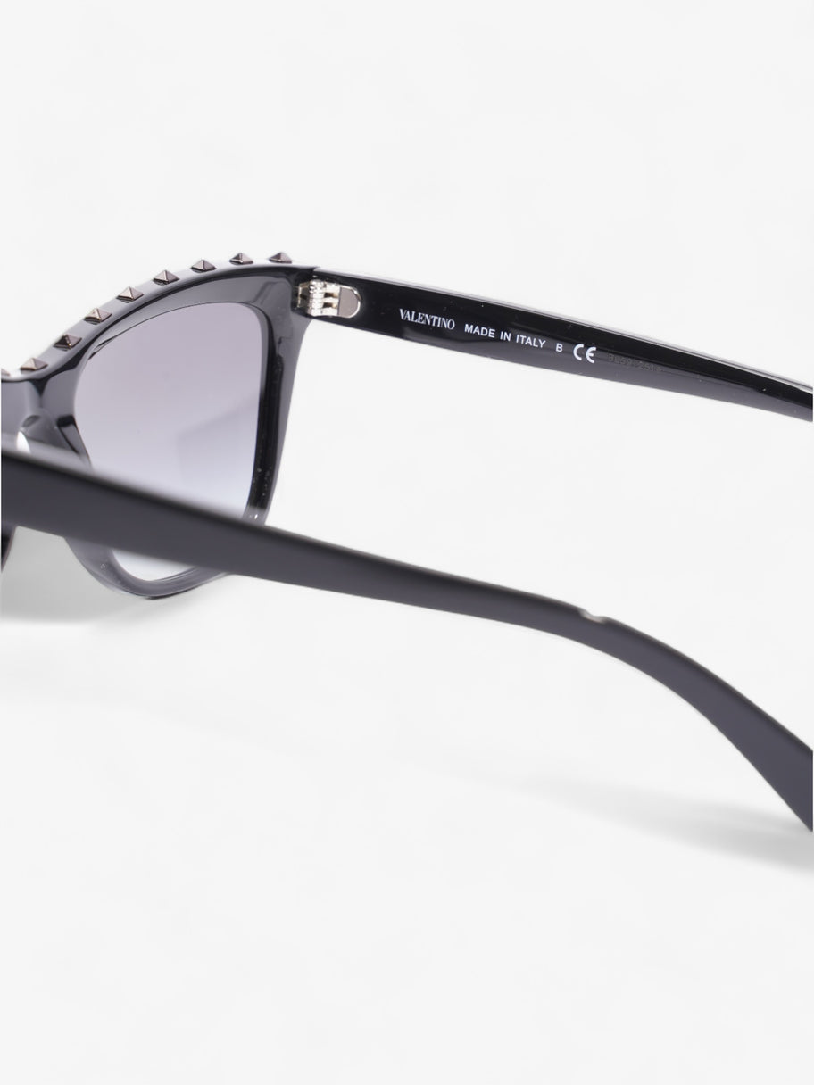 Valentino Rockstud Cat-Eye Sunglasses Black Acetate 140mm Image 5