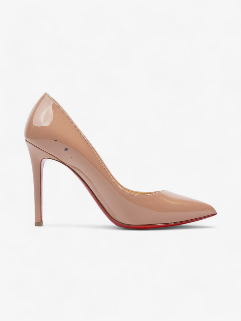 Christian Louboutin Pigalle 100 Nude Patent Leather EU 37 UK 4 Luxe Collective