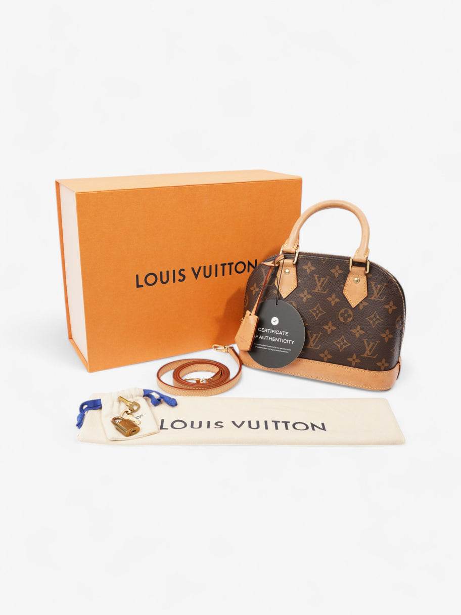 Louis Vuitton Alma Monogram Coated Canvas BB Image 9