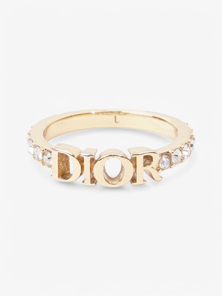 Christian Dior Dio(r)evolution Ring Gold / White Base Metal Large (Circumference - 55mm) Image 1