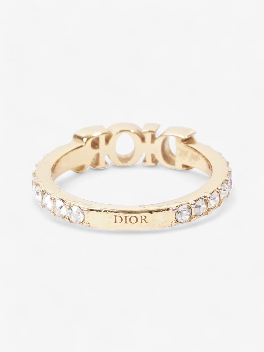 Christian Dior Dio(r)evolution Ring Gold / White Base Metal Large (Circumference - 55mm) Image 3