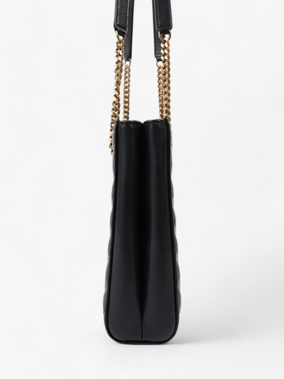 Saint Laurent Tribeca Tote Black Matelasse Leather Image 3