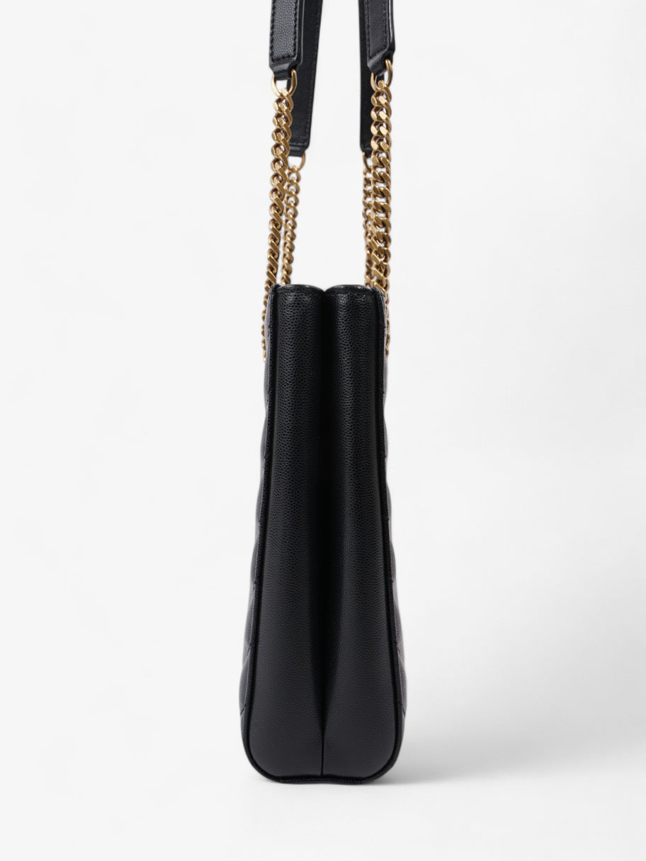 Saint Laurent Tribeca Tote Black Matelasse Leather Image 5