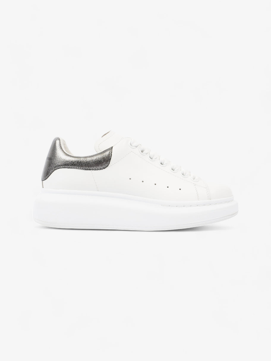 Alexander McQueen Oversized Sneaker White / Metallic Tab Leather EU 36 UK 3 Image 1