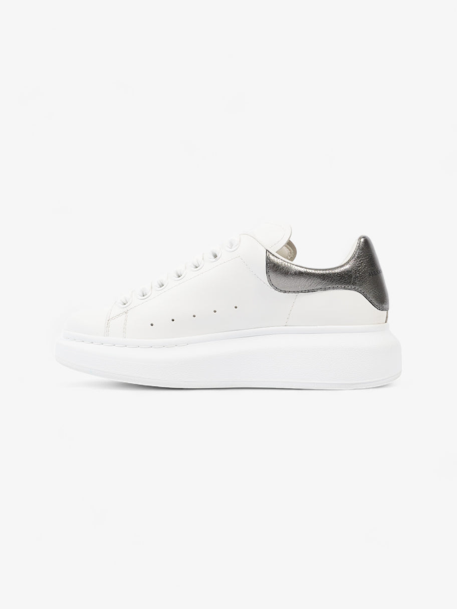 Alexander McQueen Oversized Sneaker White / Metallic Tab Leather EU 36 UK 3 Image 3