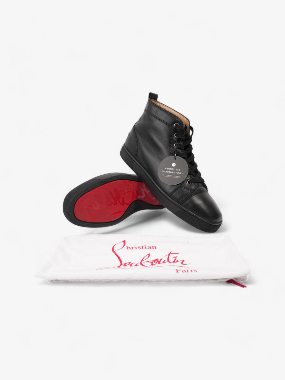 Christian Louboutin Louis High-top Sneakers Black Leather EU 42 UK 8 Image 10