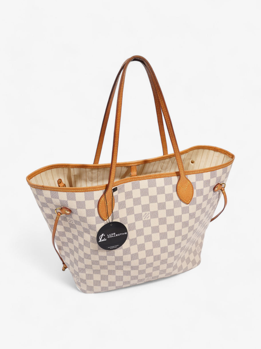 Louis Vuitton Neverfull Damier Azur Coated Canvas MM Image 11