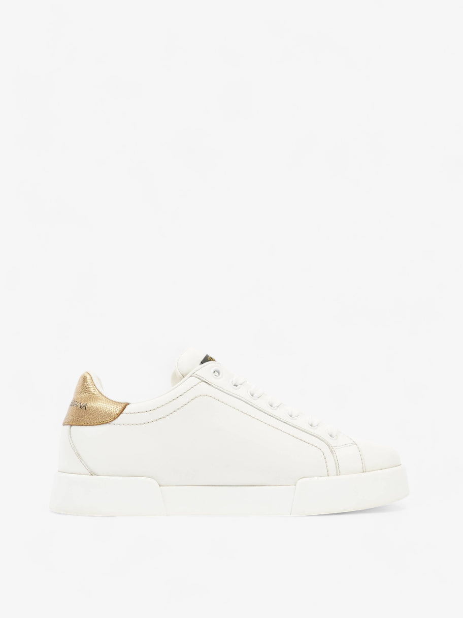 Royal Crown Portofino Sneakers White / Gold Leather EU 38.5 UK 5.5 Image 4