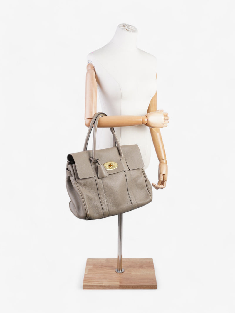  Mulberry Bayswater Taupe Grained Leather