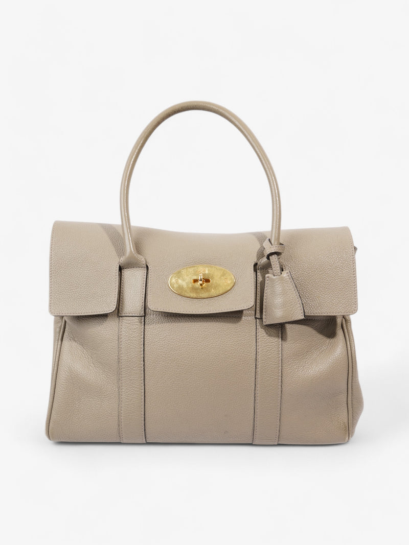  Mulberry Bayswater Taupe Grained Leather