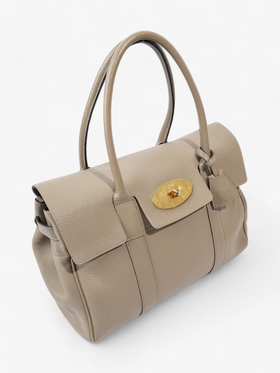 Mulberry Bayswater Taupe Grained Leather Image 7