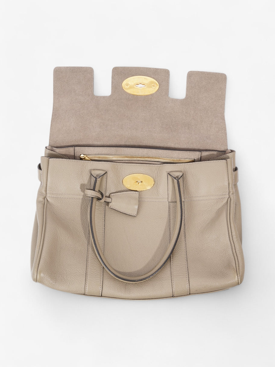 Mulberry Bayswater Taupe Grained Leather Image 8