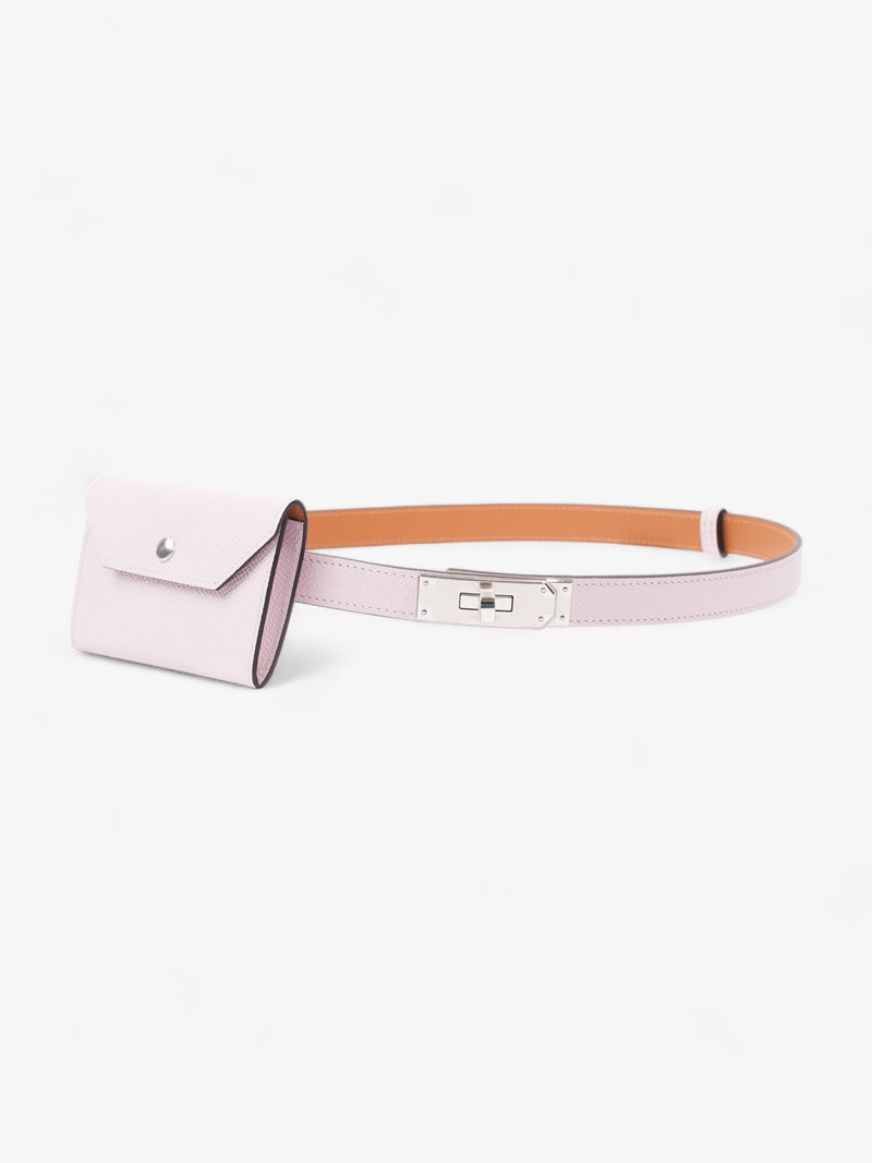  Kelly Pocket 18 Belt Pale Pink Calfskin Leather 60cm - 100cm