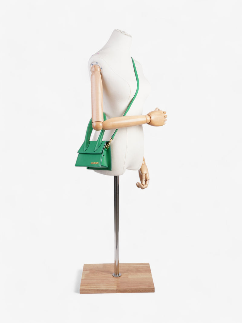  Jacquemus Le Chiquito Green Leather Moyen