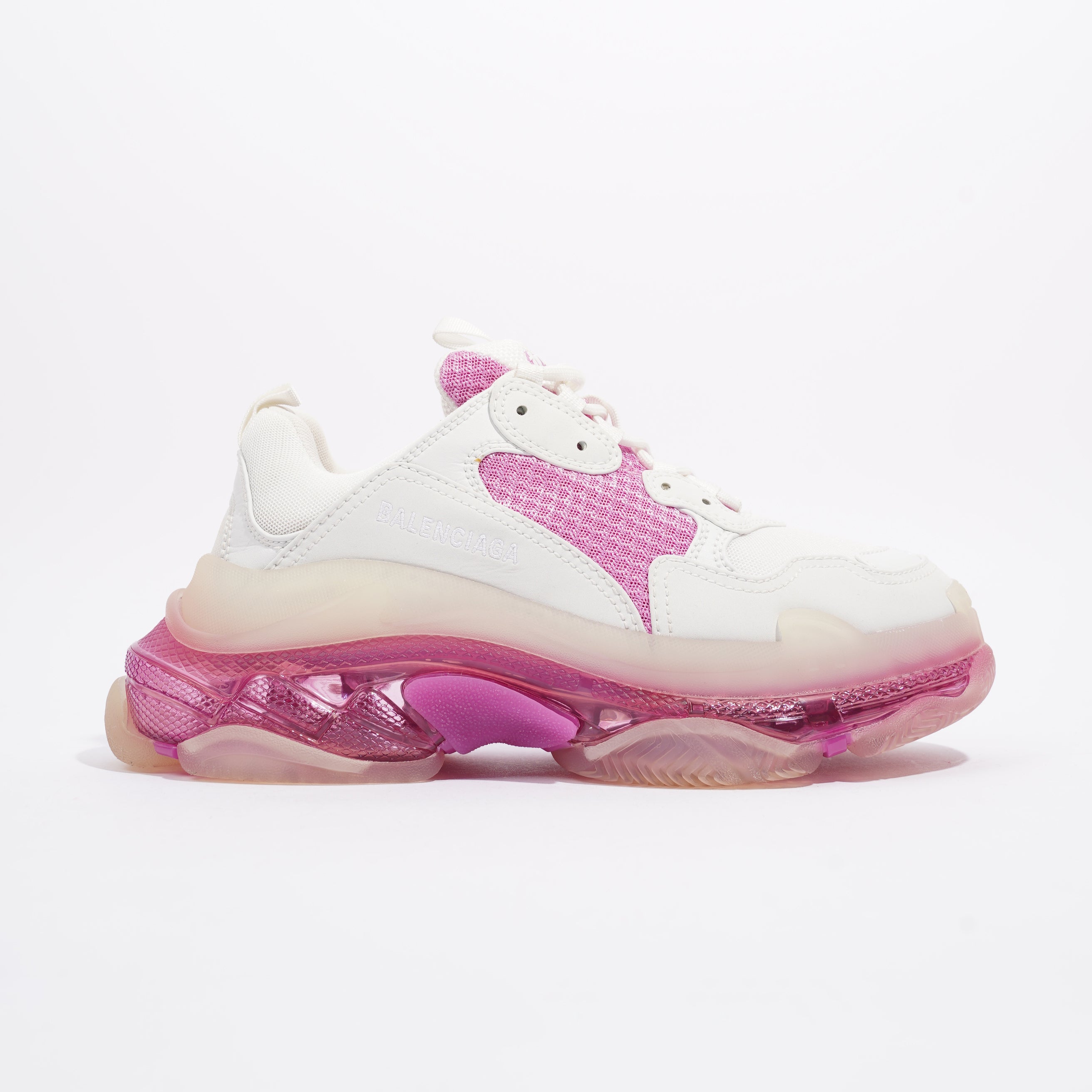 Pink and outlet white balenciaga