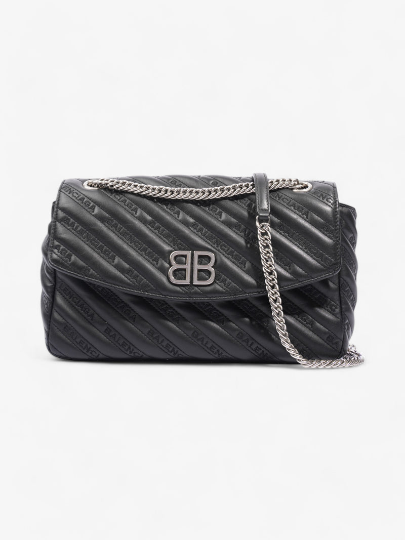  Balenciaga BB Chain Black Leather