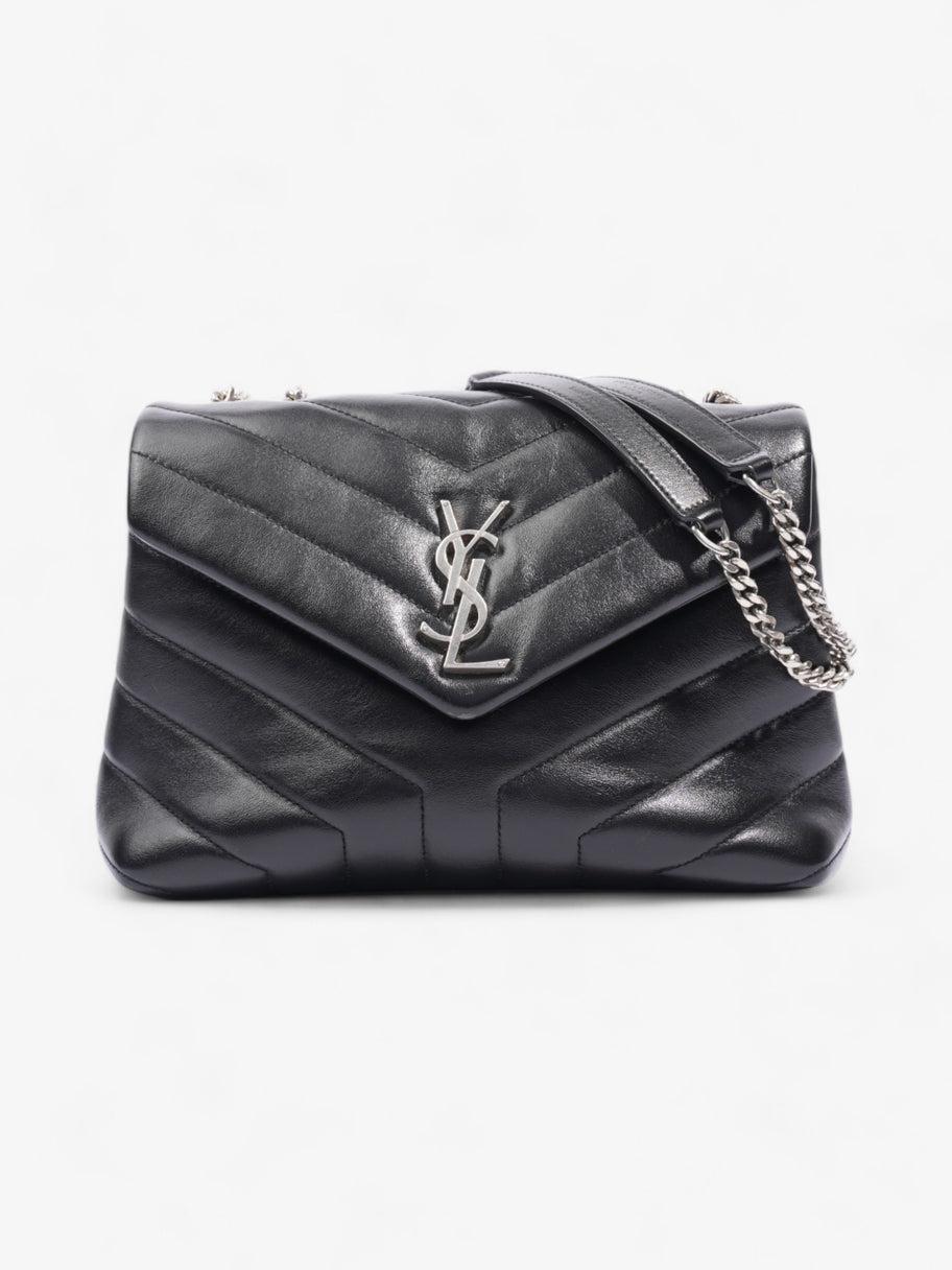 Saint Laurent Lou Lou Black Calfskin Leather Small Image 1